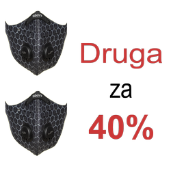 BROYX MASK SPORT DELTA BLACK - 2 filters